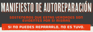 manifiesto de autoreparacion BANER